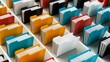 © Zee - Colorful document folders organization system for office file management