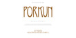 © Luke Project - Porkun modern abstract digital alphabet font. Minimal technology typography, Creative urban sport fashion futuristic font and with numbers. vector illustration