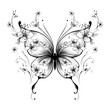 © Bayu Akbar - Floral Butterfly Tattoo Vector Pattern