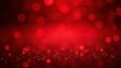 © rahwik - red glitter vintage lights background with defocused bokeh texture abstract glowing illumination on dark backdrop concept of creative industry advertising design business