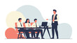 © Bina - Business Meeting Presentation - Team Collaboration and Discussion