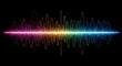 © Sayfar - Conceptual visualization of wave frequency and oscillation showing a clear horizontal displacement or timing error ,phase ,misalignment ,signal