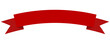© inii - Red curved ribbon banner