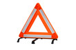 © Michael - Reflective orange warning triangle for road safety and vehicle breakdown assistance on transparent background