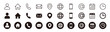 © golo - Contact icon set for website and business - Telephone, mail, address, web, user, home, location, calender, time icons
