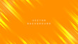 © gegen - Vibrant abstract sports background with orange halftone dots or yellow speed lines and glowing light streaks in a dynamic energetic layout
