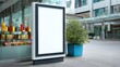 © The Little Hut - Blank Billboard Mockup Displayed Outdoors in Urban Setting, Suitable for Advertising and Marketing Campaigns