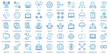 © San D - Business Integration icon set. Containing merger, synergy, alliance, network, workflow, ERP, CRM icon. Outline Color style