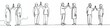 © Andi - line art of a old couple doing a high five