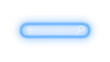 © MdSumon - Blue neon AI search bar with glowing lightbulb and magnifying glass icons, representing artificial intelligence and innovation for digital solutions, isolated on transparent background