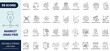 © Gretta - Market analysis line icon set. Includes market, growth, feedback, trends, market, research, strategy, and more. Editable stroke. Vector illustration.
