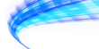 © cloudstock - Blue speed track shines with smooth luminous waves. PNG
