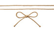 © MSTSELINA - Two ropes with a bow knot isolated perfect for design projects on transparent background