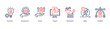 © Dewi Sari - Innovation Growth web banner vector illustration featuring Innovation, Development, Growth, Progress, Optimization, Agility, and Flexibility.