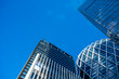 © yaqui_villegas - Blue geometric paris city skyline with modern architecture skyscraper glass tower rising upward under bright sky for corporate business finance
