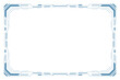 © Naheed_Art - Futuristic Blue Border Design Template