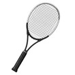© Ebrahim42 - Modern tennis racket isolated on transparent background