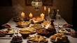 © van_type - Traditional Moroccan Iftar Feast with Family and Friends.
