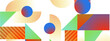 © SyahCreation - High energy composition with bright orange and blue colors featuring 3D spheres and sharp triangles