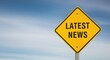 © The Little Hut - Latest News Alert on Yellow Sign Against Blue Sky, Important Updates and Announcements