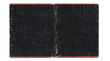 © BORT GRAPHIC - Worn black notebook cover spread with red border on white background