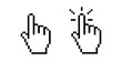 © Olga - Mouse cursor icons. Linear style. Vector icons