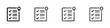 © David Zydd - Sketch itinerary icon design set