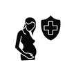 © rohmad - pregnancy concept line icon. Simple element illustration. pregnancy concept outline symbol design.
