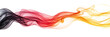 © David Kreuzberg - black red yellow german flag colored smooth smoke isolated on white or transparent png