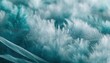 © MAHFUJ - Turquoise feather texture background with soft focus closeup