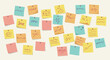 © Enggin - Colorful Sticky Notes Brainstorming Wall for Project Management and Idea Generation