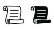 © Jahidul - Simple black and white scroll icon set