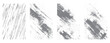 © Pixel Park - Four grey textured brush stroke backgrounds with speckles and scratches grunge