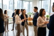 © irenastar - Blured group of professional asian business meeting and discussing and planning strategy .Teamwork concept