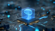 © Sai Tunyee - Glowing Digital Brain with Electronic Chips Representing Artificial Intelligence