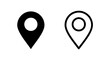 © MdDelowar - Map Location Pin Icon for Navigation, Destination, GPS, and Geographic Tracking - Vector Illustration