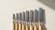 © Octopus16 - Set of Wood Carving Chisels on Wooden Surface