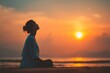© Igor - Mindfulness meditation by ocean for wellness