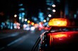 © Anna - Emergency patrol car lights in city