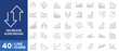 © Mehedi - Increase and Decrease icon set. Contains such icons as stock market, profit, launch, Increase, Decrease, Growth, Fall, up, down, and more icons. Vector illustration