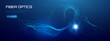© RDVector - Fiber wave tech for optic ai light and line data internet. Connect business motion for futuristic digital electric and global fast future. Fiber yellow effect for optic background flow and ai.