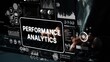 © InfiniteFlow - Business Person Using Performance Analytics Tools to Improve Efficiency and Drive Decisions in Digital Environment. Asymptotic smart data analytic.