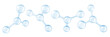 © elohimchik - 3D molecules or atoms models. 3d abstract molecular structures isolated on white background. Concept of biochemical, pharmaceutical, beauty, medical. Science or medical. Vector illustration