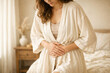 © praewpailyn - Uterine fibroids pain myoma endometrial polyp woman stomach ache