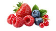 © himo - Assorted Berries and Fruits strawberry isolated on a transparent background