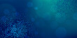 © ANDRI - Digital technology wave speed connect blue green background, cyber nano information, abstract communication, innovation future tech data, internet network connection, Ai big data line dot illustration