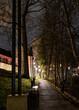 © ANDA - gorgeously decorated city in a Christmas mood, various lights and decorations, decorated facades of houses and fir trees, night landscape