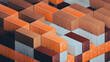 © ADDICTIVE STOCK - View of stacked industrial containers in storage area