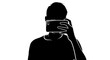© Vextria - Silhouette of person taking photo with smartphone