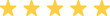 © Design Drift - Five star rating icon, customer review, flat design
